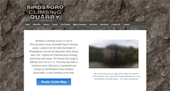 Desktop Screenshot of birdsboroclimbing.com